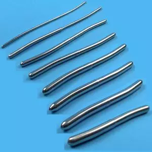 Candela Hegar, doppia, inox, 20 cm, set di 8 pezzi: n°3/4 a n°17/18 - Holtex