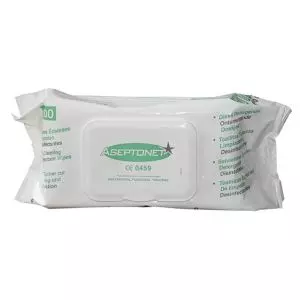 Aseptonet salviette disinfettanti spesse (sacchetto da 100)