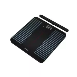 Impedenziometro collegato con 8 elettrodi e manico telescopico Beurer BF 990 WiFi