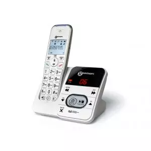 Doro PhoneEasy 110 Telefono Cordless DECT per Anziani con Tasti