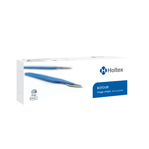 Bisturi monouso Holtex, scatola di 10, n°24 - Holtex