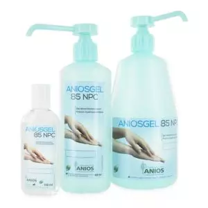 Gel idroalcolico ed anti-batterico Anios Aniosgel 85 blu