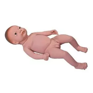 Manichino neonato senza cordone ombelicale