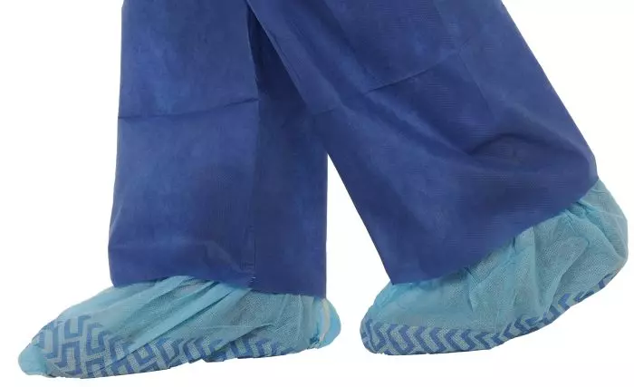Scarpa Medistock in tessuto non tessuto antiscivolo blu (confezione da 1000 pezzi)