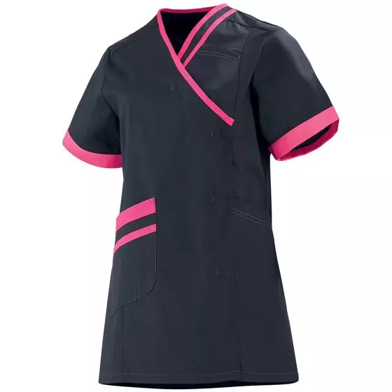 Casacca medica da donna LILEE 8TCC00PC Carbone/Fushia