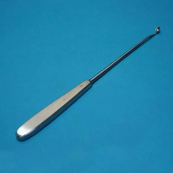 Curette per sciatica, curva, 23 cmx 5 mm - Holtex