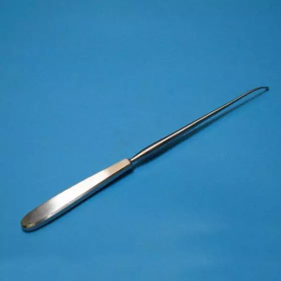 Curette di Lima, metà curva, 3 mm, rigida - Holtex