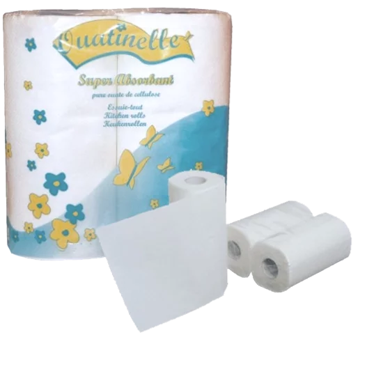 Asciugamani di carta super assorbenti (40 rotoli da 50 fogli)