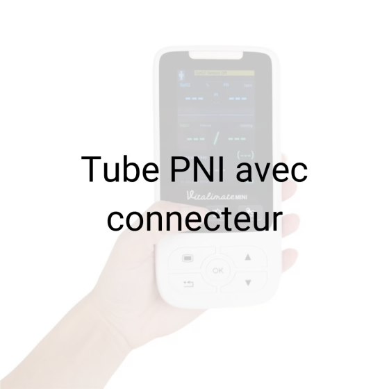 Tubo NIBP in PVC da 1,5 m con connettore per monitor Vitalimate Mini