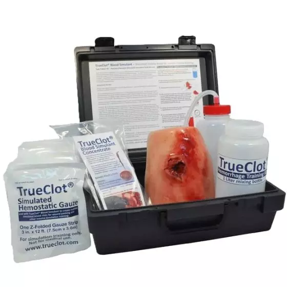 Kit di formazione sulle lesioni da arma da fuoco Trueclot