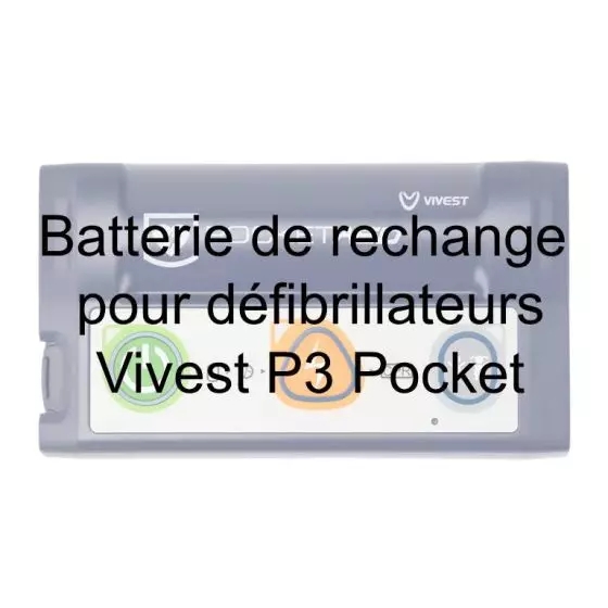 Batteria di ricambio per defibrillatori Vivest P3 Pocket
