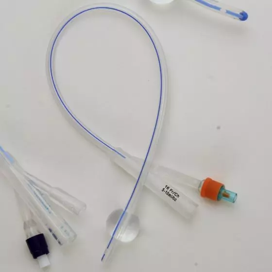 Sonde urinarie di Foley diritte CH 18 silicone scatola di 10 