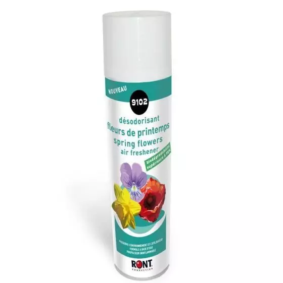 Deodorante per ambiente biodegradabile profumo fiori di primavera Ront 