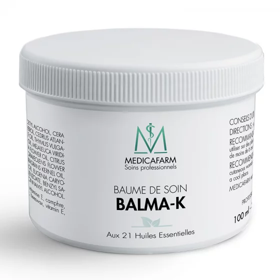 Balsamo di Cura BALMA-K con 21 oli essenziali " Dolce Calore" 100ml  - Medicafarm