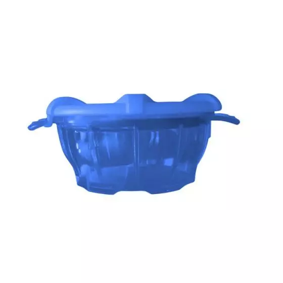 Ciotola in policarbonato blu con coperchio termodinamico Holtex