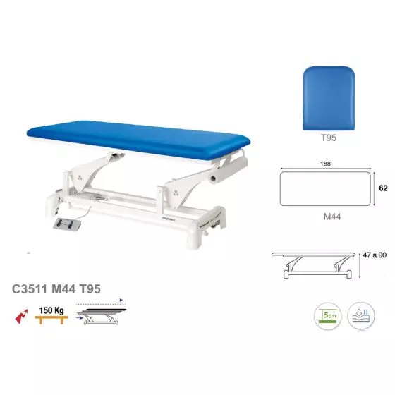 Lettino da massaggio elettrico 3 piani Ecopostural C3511
