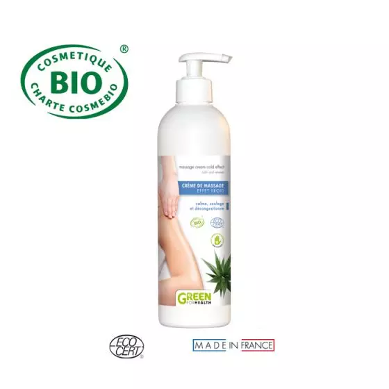 Crema da massaggio Effetto Freddo Bio 500ml Green for Health