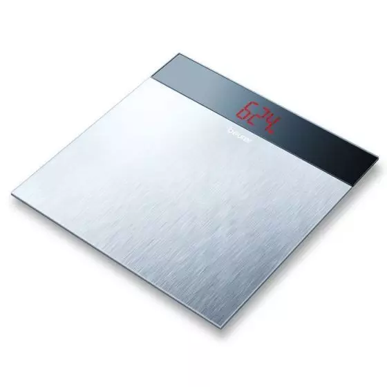 Bilancia in vetro a specchio con LED Beurer GS 46
