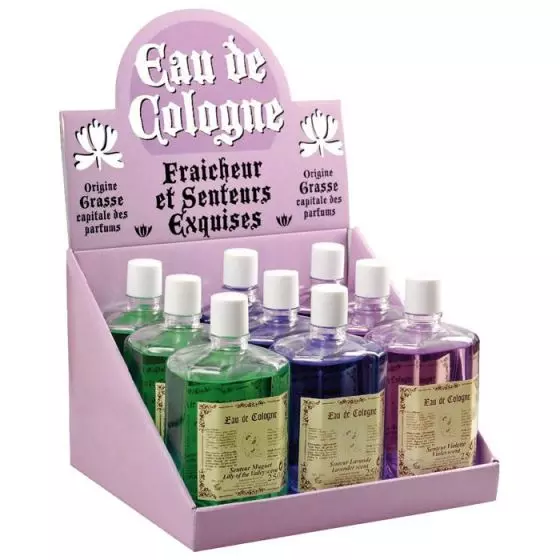 Acqua di Colonia con espositore Holtex