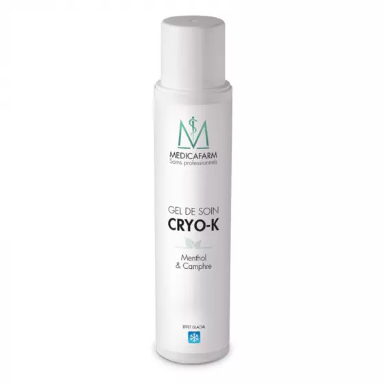 Gel curativo CRYO-K Mentolo & Canfora "Effetto Glaciale" - Tubo 125 ml