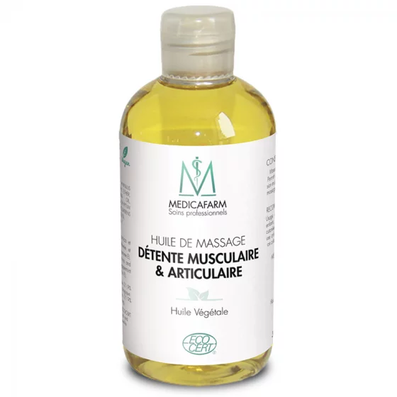 Olio da massaggio BIO per chinesiterapia calore dolce 250mL Medicafarm