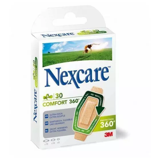 Cerotti Nexcare™ Comfort 360° - Scatola di 30