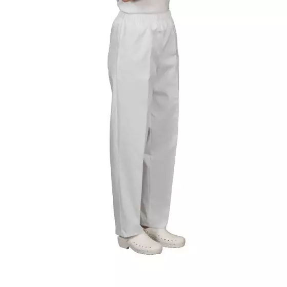 Pantaloni medici misti Pliki bianco Mulliez