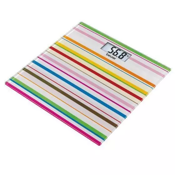 Bilancia in vetro DesignLine Happy Stripes Beurer GS27