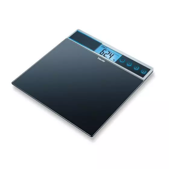 Bilancia parlante in vetro Beurer GS 39