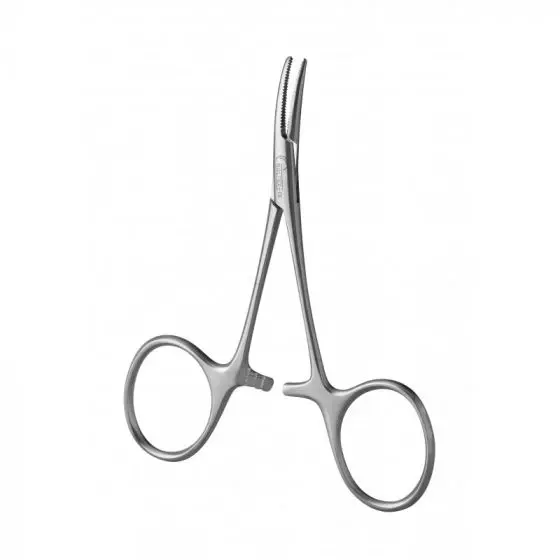 Pinza Micro Halstead curva 10 cm Holtex