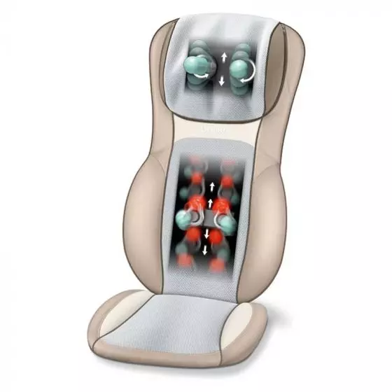 Coprisedile per massaggio Shiatsu Beurer MG 295 HD 3D Crema