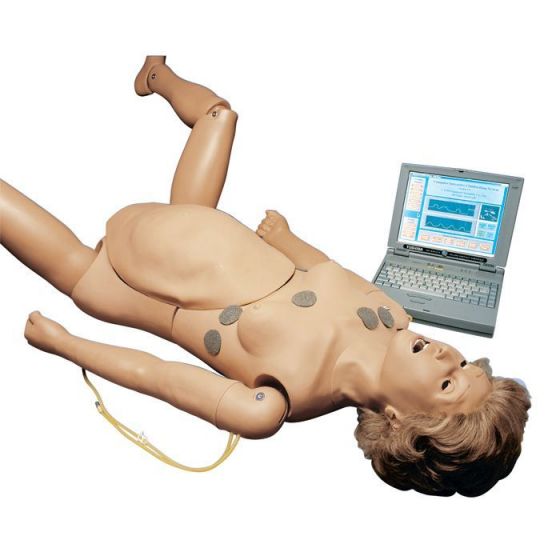 Simulatore interattivo del parto con computer laptop, W45114