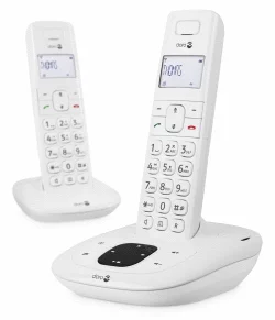 Doro telefono wireless DECT comfort 1015 duo, Nero