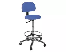 Sgabello rotondo base alluminio Ecopostural S5609