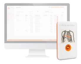 Elettrocardiografo ECG Bluetooth Cardioline Touchecg HD+ (12 derivazioni) per PC o tablet Windows