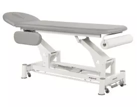 Lettino da massaggio elettrico con barra perimetrale e poggiabraccia Ecopostural C5524 