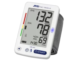 Misuratore elettronico di pressione da polso A&D UB-543 - con indicatore di posizione e ampio display