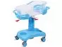 Culla pediatrica con rotelle