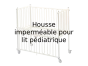 Coprimaterasso impermeabile per lettino pediatrico
