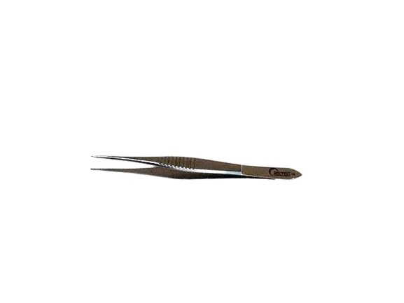Pinza a filo di Barraquer, destra, vassoi schiuma, morsi 1 mm - Holtex