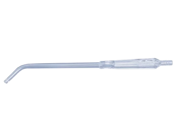 Cannule di aspirazione Yankauer sterili con estremità aperta - 25 cm (confezione da 50)