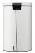 Cestino a pedale Metallo Sanelia 20L ergonomico secchio antibatterico bianco Rossignol
