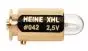 Lampadina alogena 2,5 V Xenon Heine 042