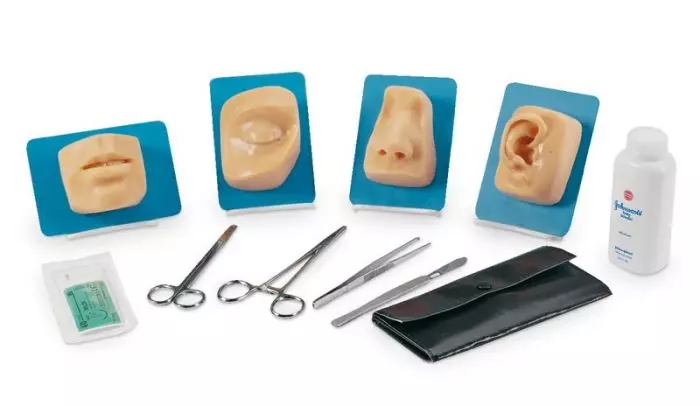 Set di addestramento alla sutura chirurgica del viso R11001 Erler Zimmer