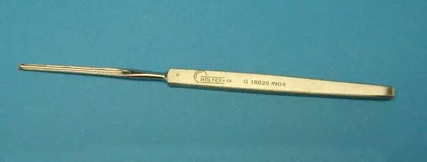 Pinza sgorbia tagliante, per pedicure, 2 mm x 14 cm - Holtex