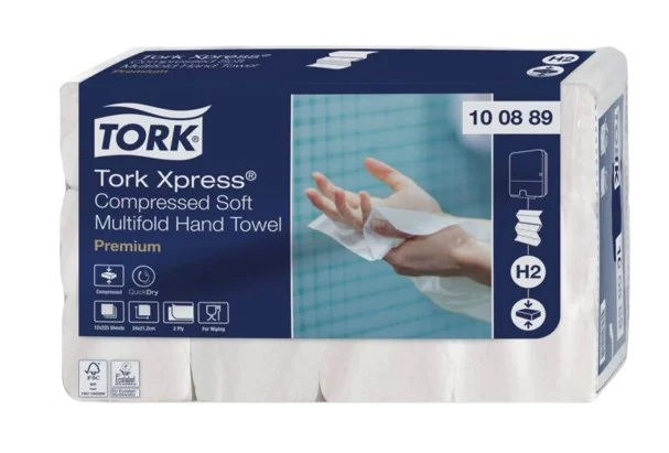 Asciugamani Tork Xpress Premium (12 confezioni da 225 fogli piegati a Z)