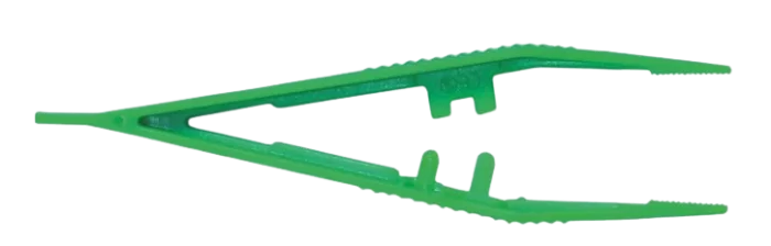 Pinza anatomica sterile monouso con punte a artiglio - 13 cm (confezione da 100)