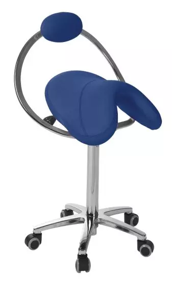 Sgabello PONY con base cromata Ecopostural S5662